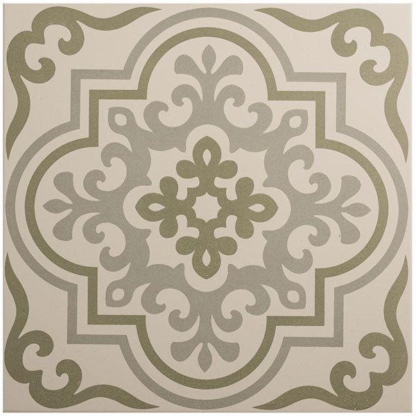 Odyssey Vogue Green on Chalk Tile