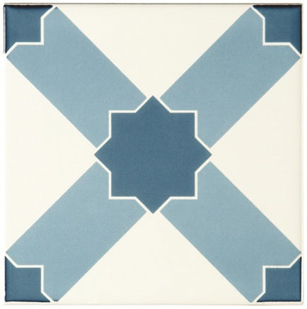 Odyssey Blue Tapestry Chambray Blue 15.2 x 15.2cm