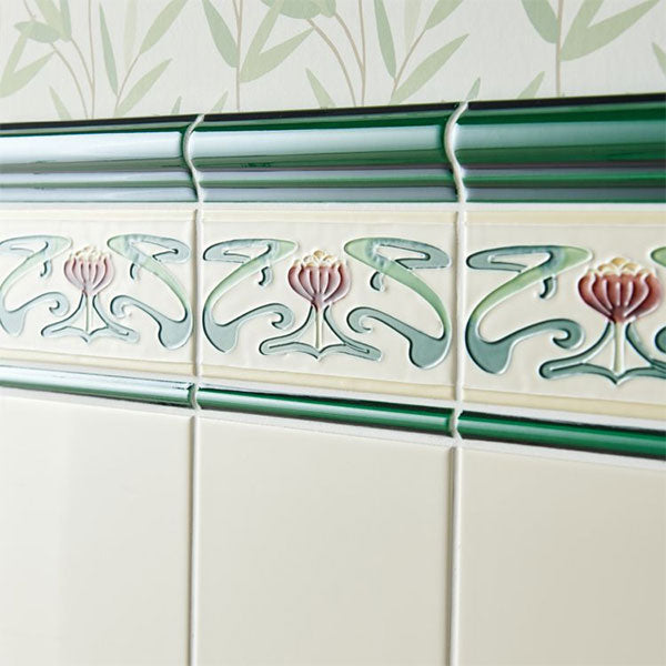 Original Style Albert Victorian Green Border