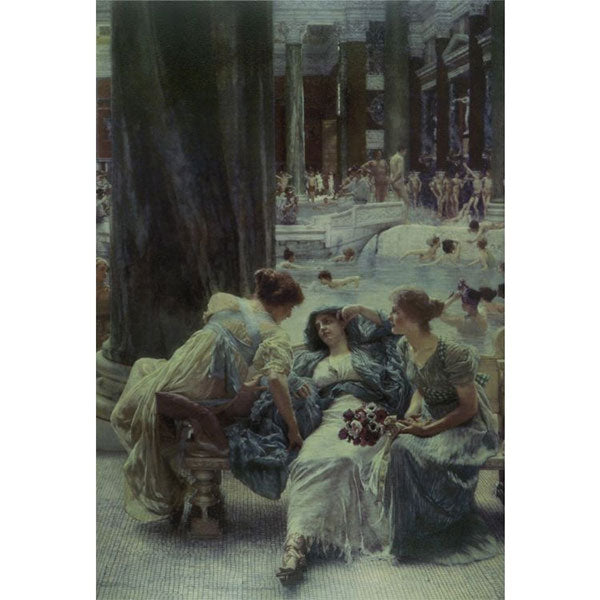 Original Style Alma-Tadema: The Baths of Caracalla Masterpiece Tile