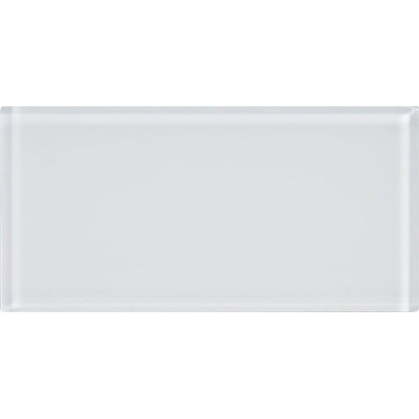 Original Style Arctic Clear Glass Tiles 15.2 x 7.5cm