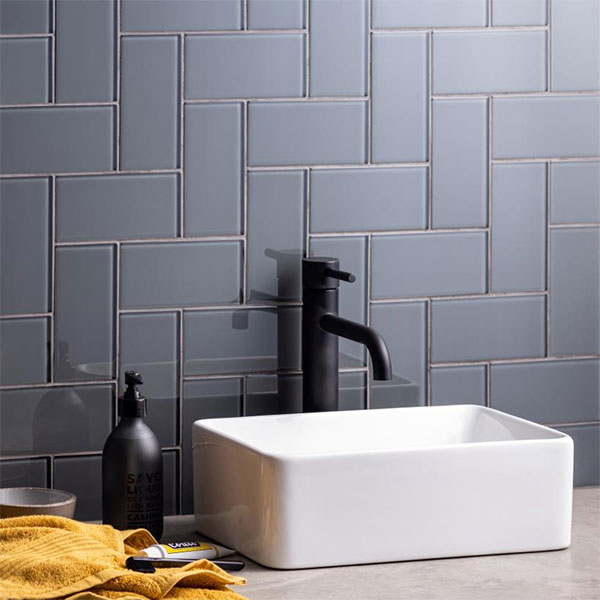 Spectrum Glass Gale Clear Glass Tiles