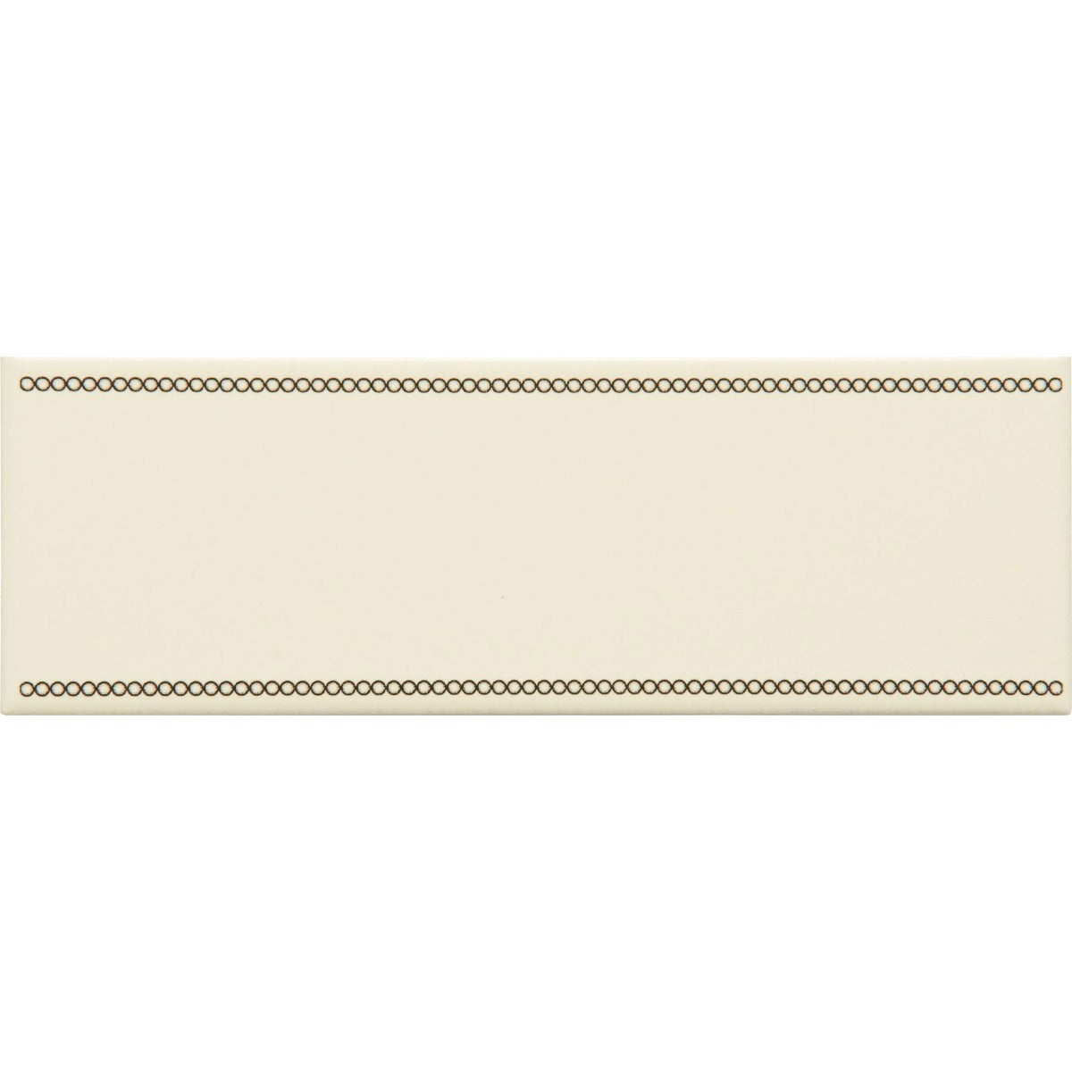 Original Style Beaded Charcoal Grey on County White Border