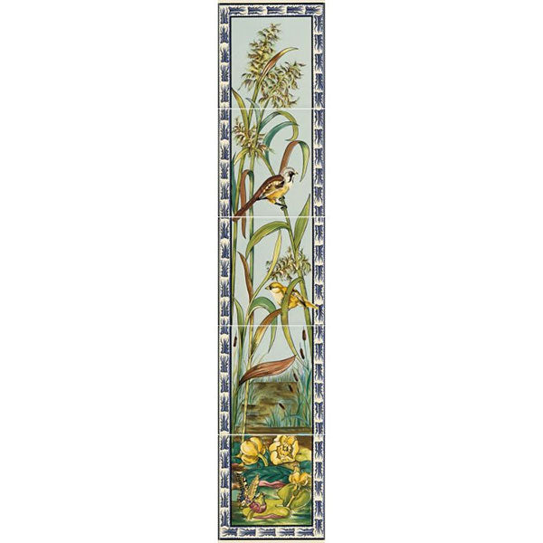 Original Style Birds & Butterfly 5-tile Set