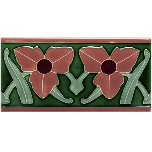 Original Style Dauphine on Victorian Green Border