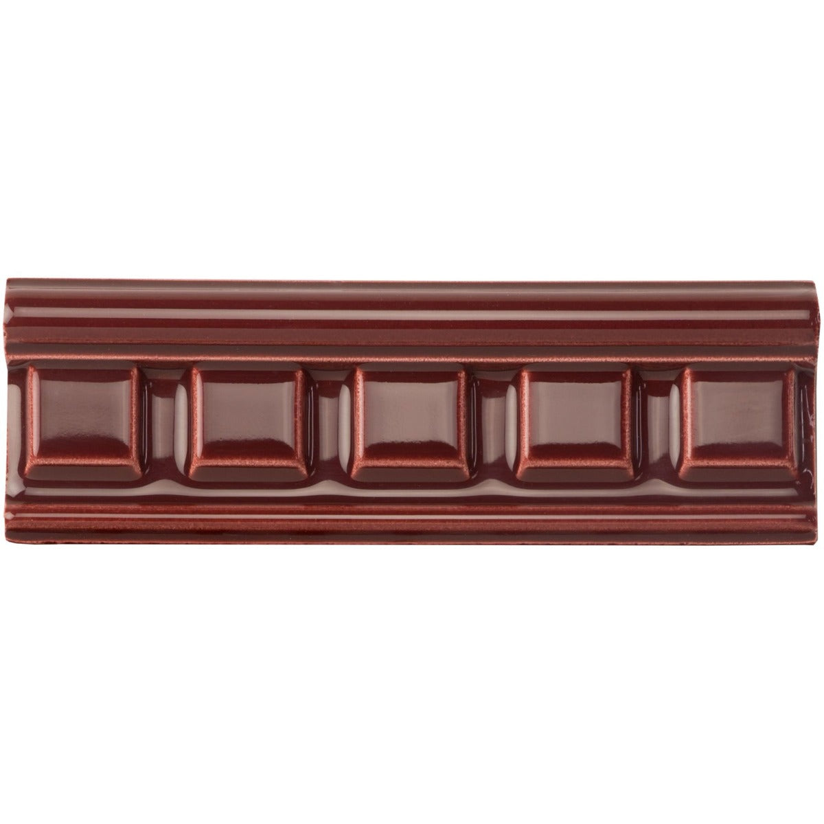Original Style Dentil Burgundy Border