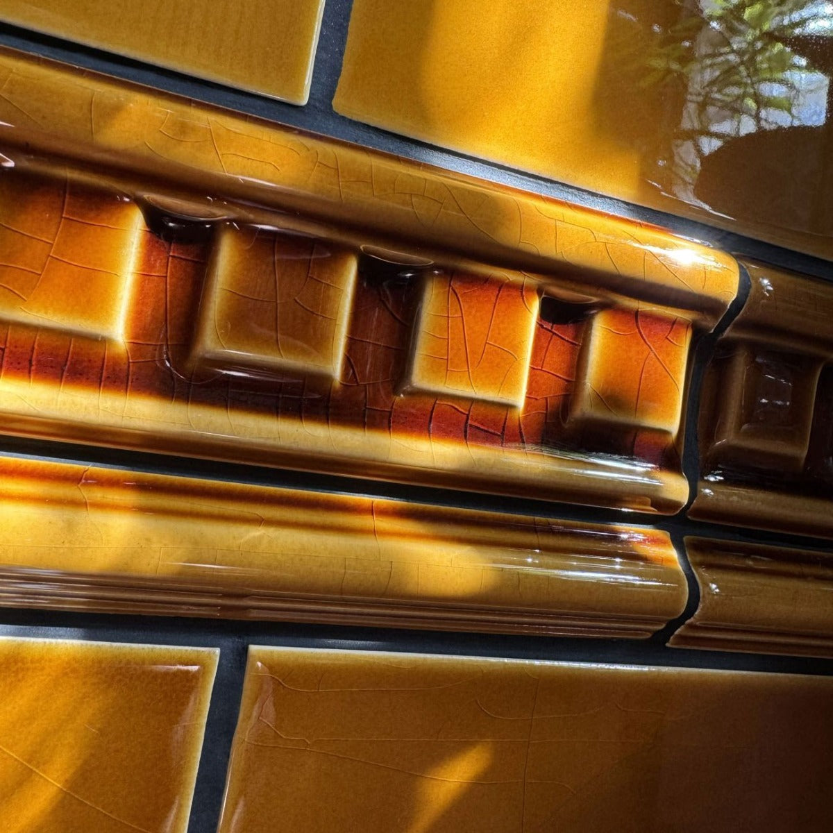 Original Style Dentil Ochre Borders