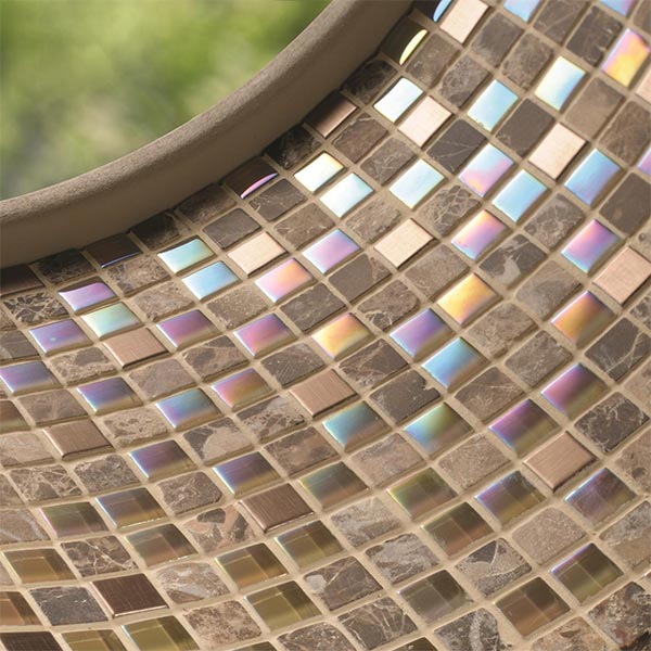 Original Style Divine Earth & Fire Mixed Mosaic setting