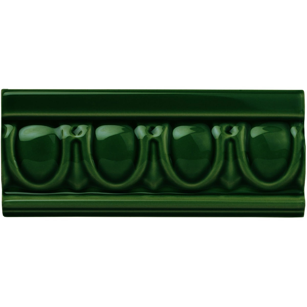 Original Style Egg & Dart Edwardian Green Border