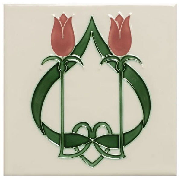 Original Style Elysée on Vintage White Tile