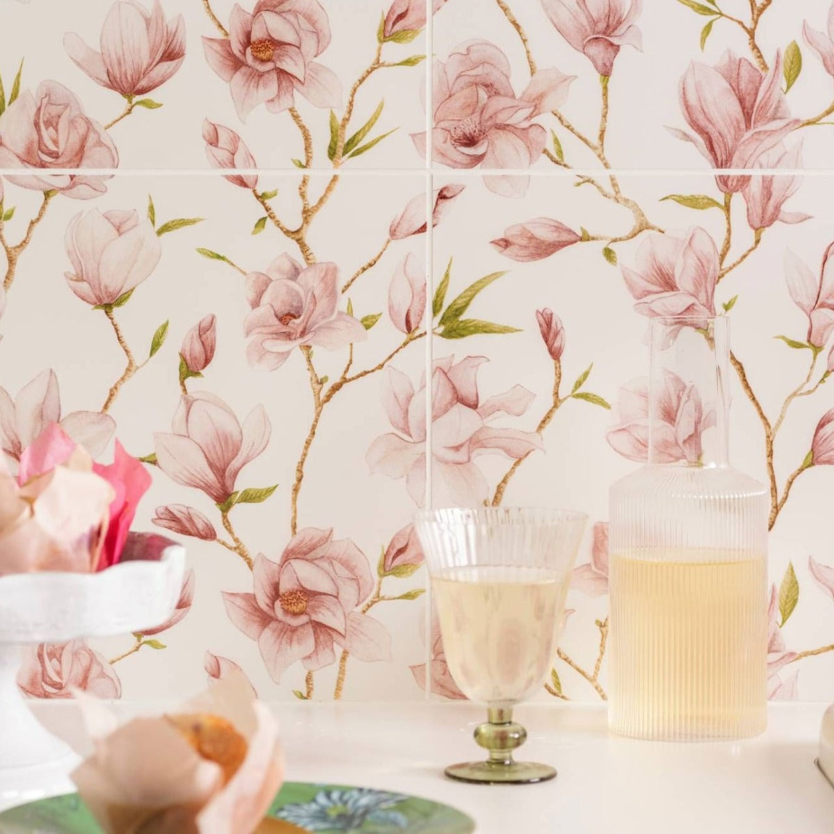 Original Style English Garden Magnolia tiles