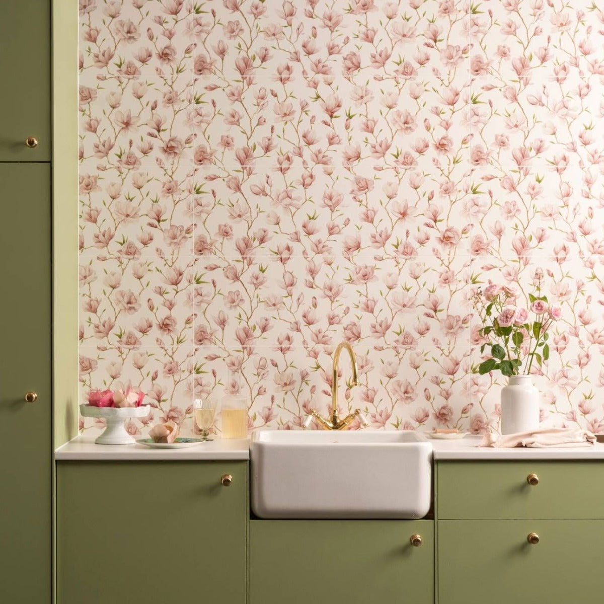Original Style English Garden Magnolia tiles