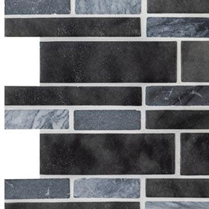Original Style Fawkes Dark Grey Linear Mosaic (detail)