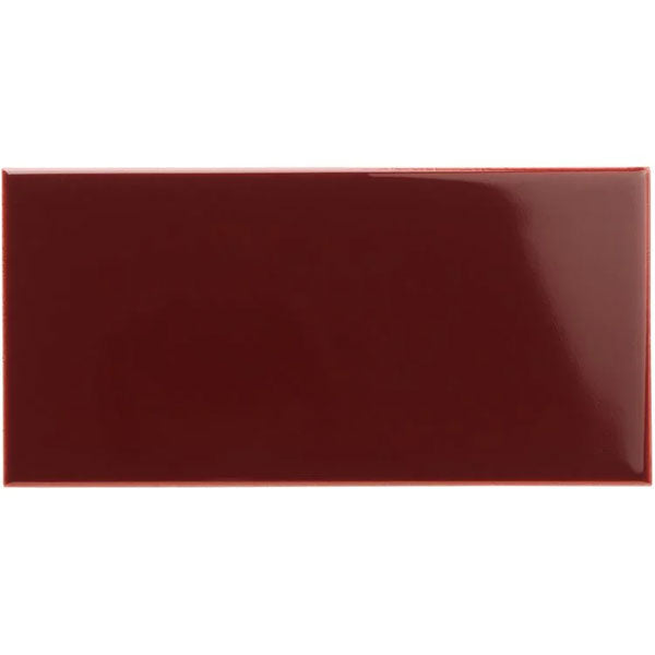 Original Style Half Field Tile Burgundy