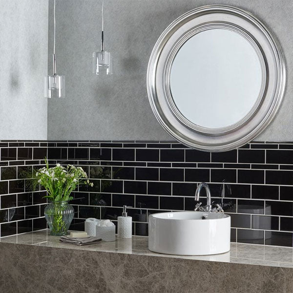 Original Style Half Field Tile Jet Black