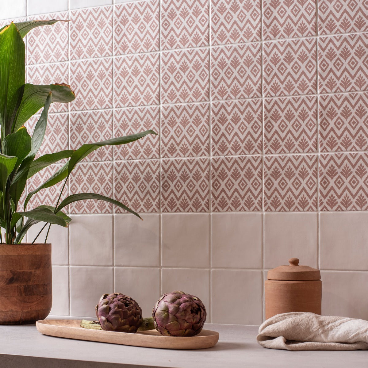 Original Style Jacquard Clay Tiles