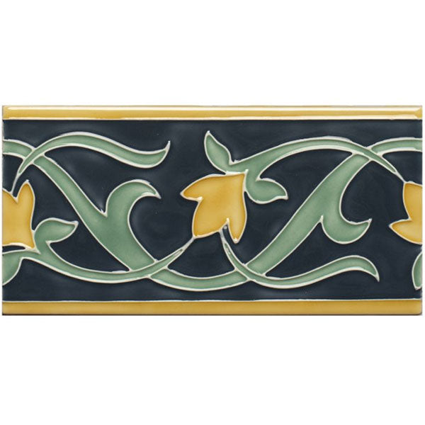 Original Style Lafleur on Ascot Blue Border