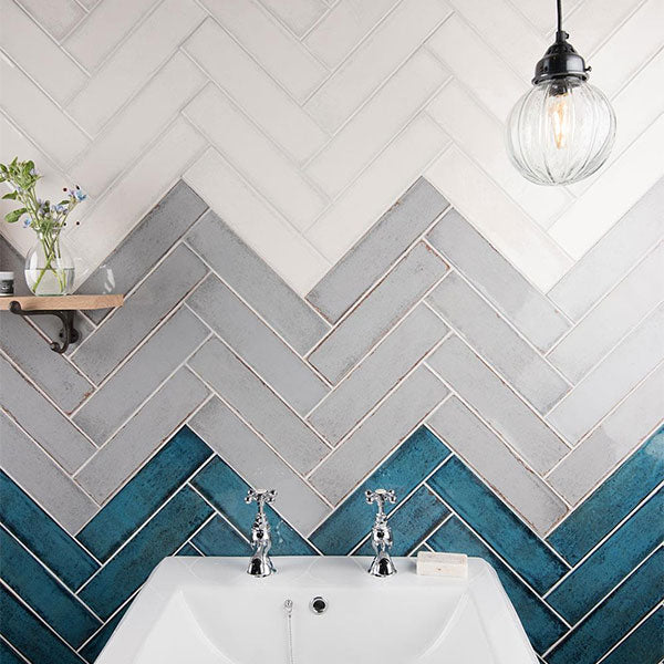 Original Style Montblanc White Tile 7.5 x 30cm