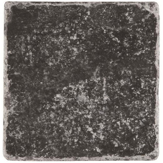 Original Style Negra Black Dot Tumbled Marble tile