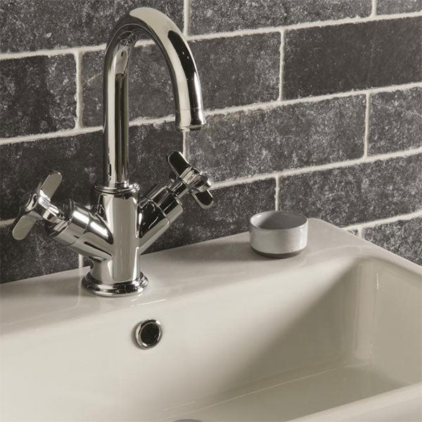 Original Style Negra Black Tumbled Marble tiles