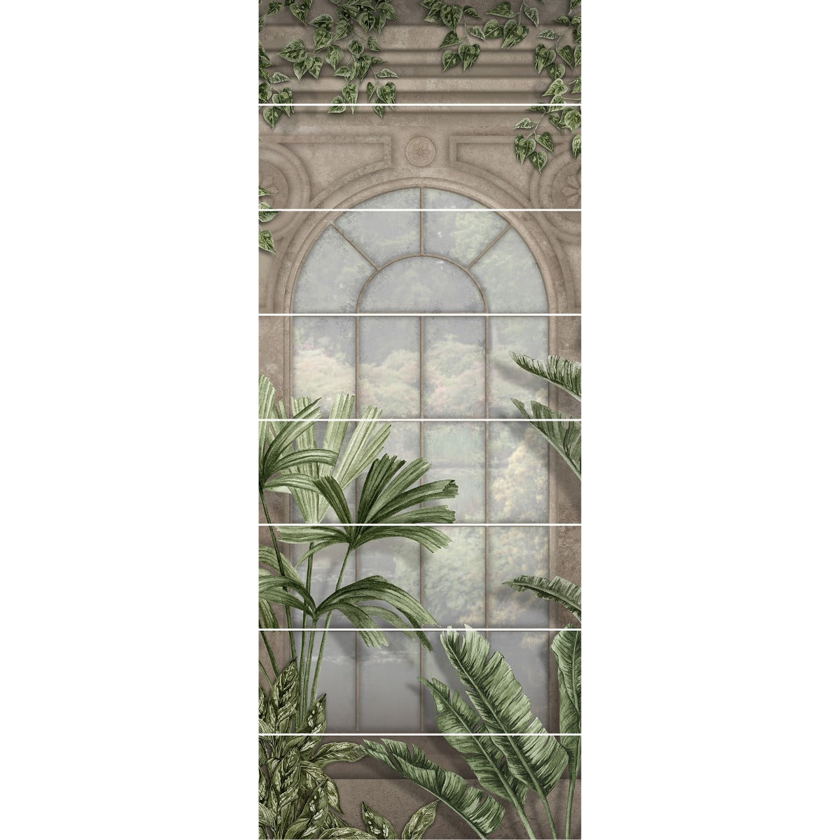 Original Style Palm House Mural (Panel B)