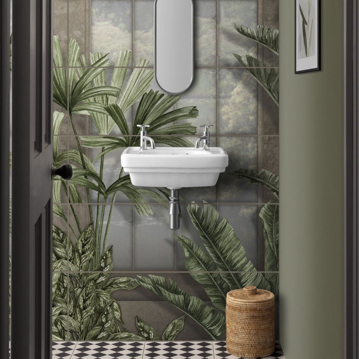 Original Style Palm House Mural (Panel B)