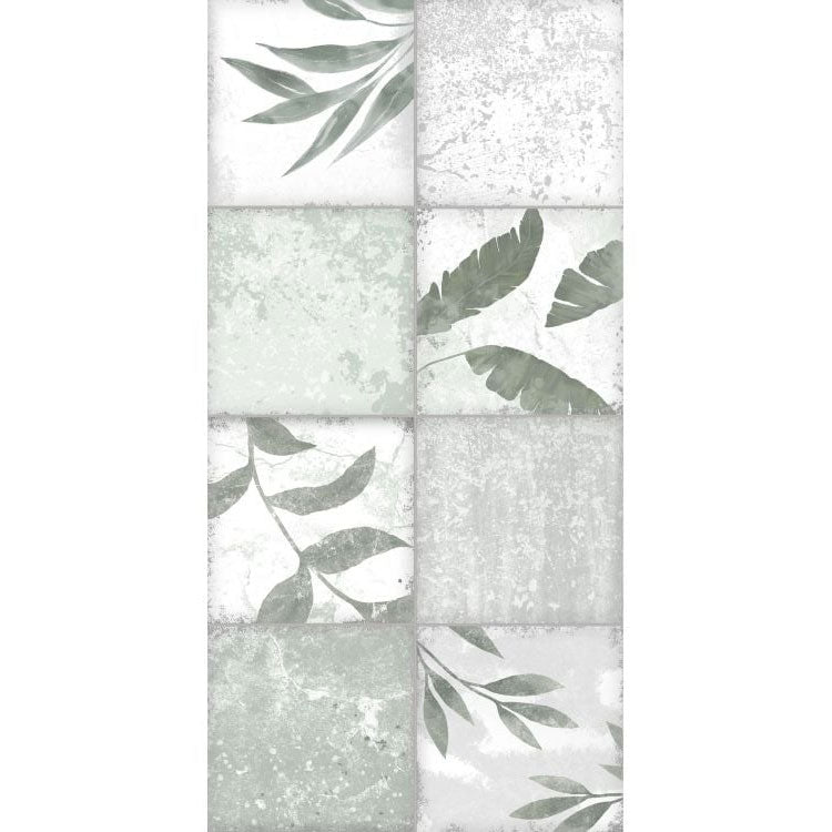 Original Style Patchwork Botanical Ivy Tile