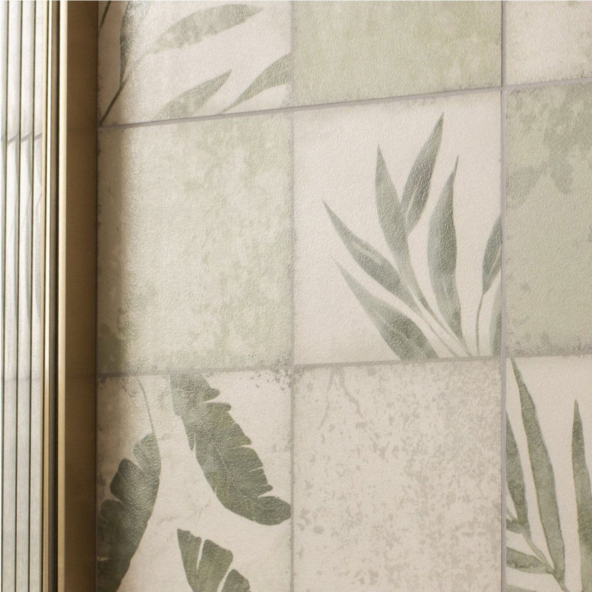 Original Style Patchwork Botanical Ivy Tiles