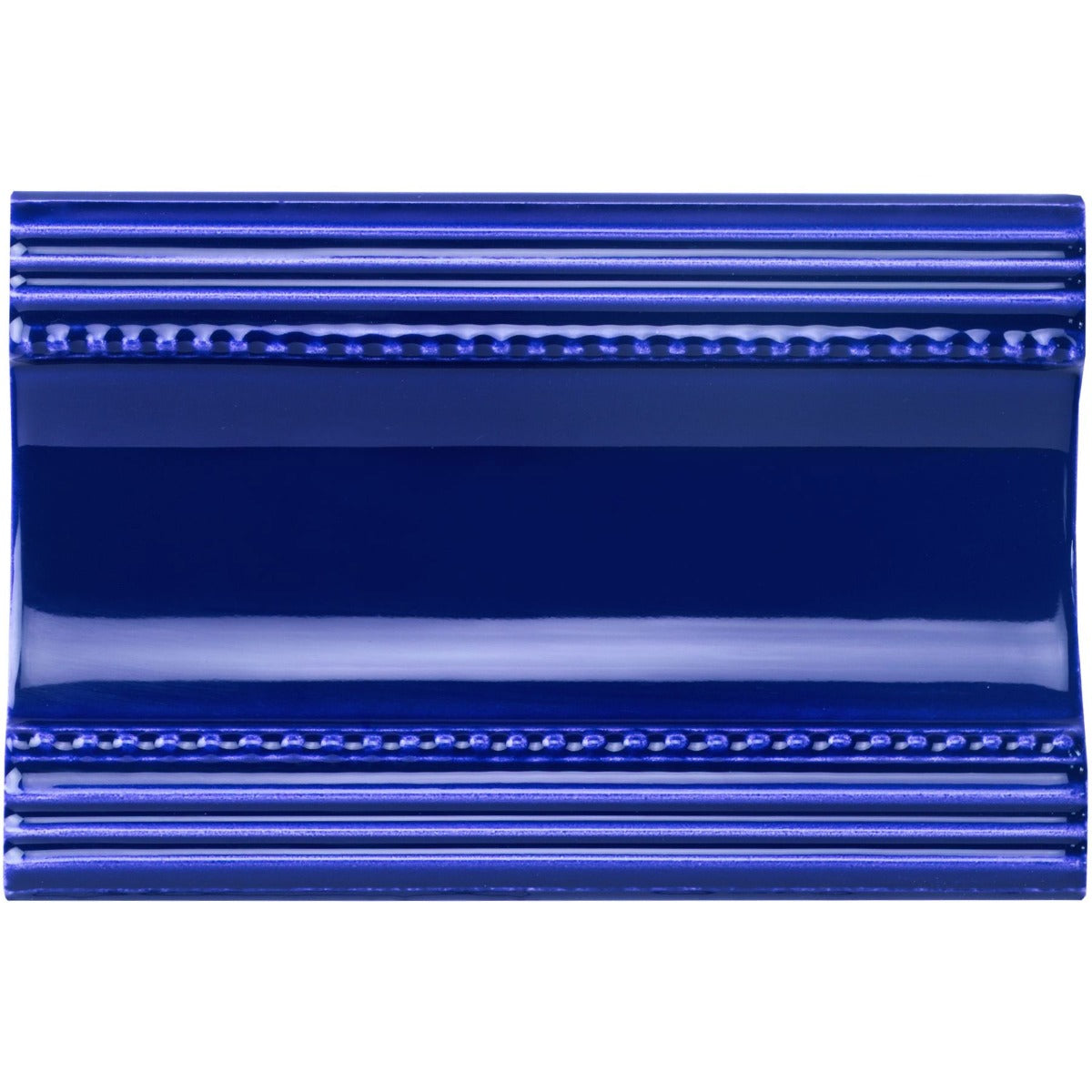 Original Style Plain Cornice Royal Blue Border