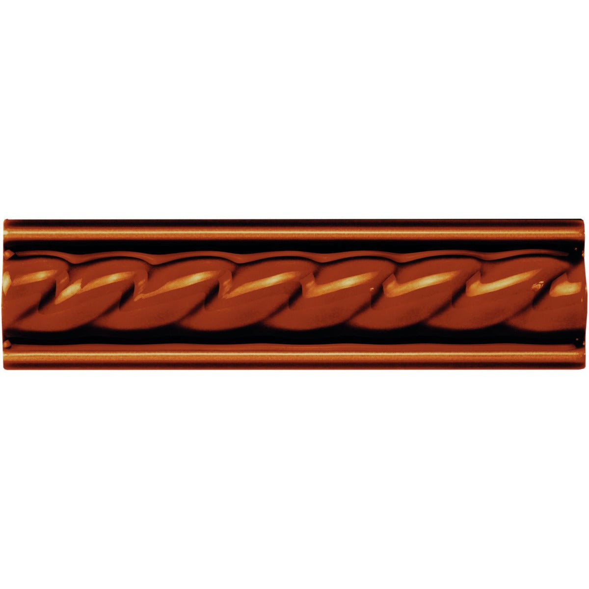 Original Style Rope Teapot Brown Border