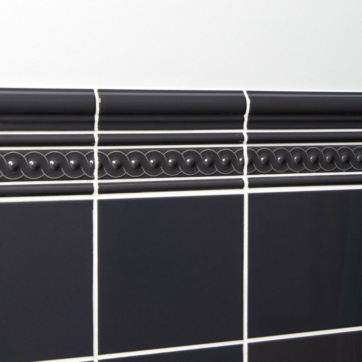 Original Style Scroll Charcoal Grey Borders