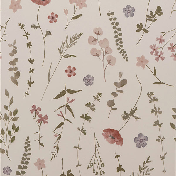 Original Style Wildflower Rose Tile (detail)