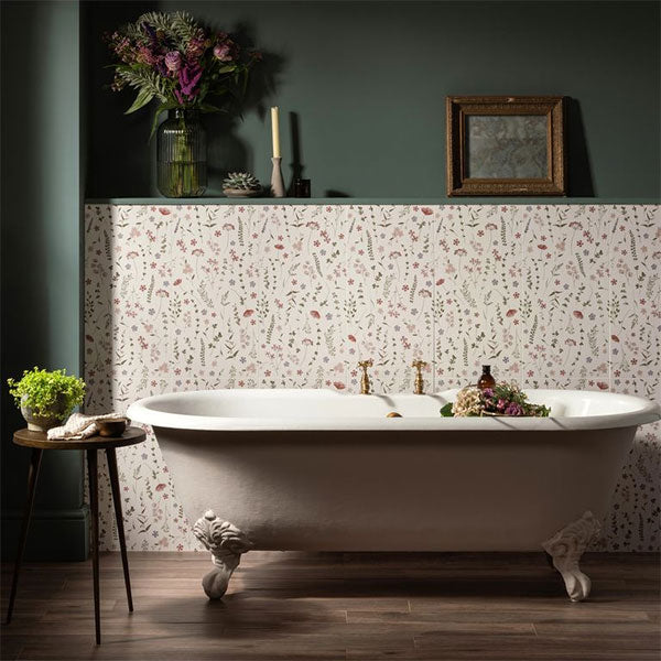 Original Style Wildflower Rose Tiles