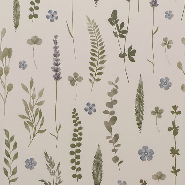 Original Style Wildflower Violet Tile (detail)