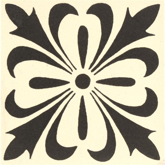 Original Style Cardigan Motif Black on Dover White