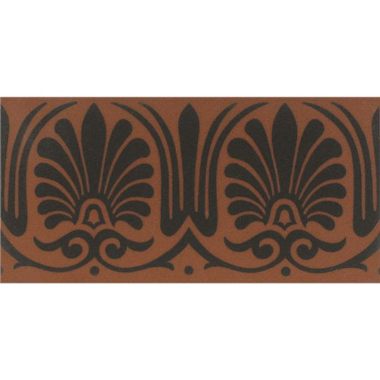 Original Style Faraday Border Black on Red