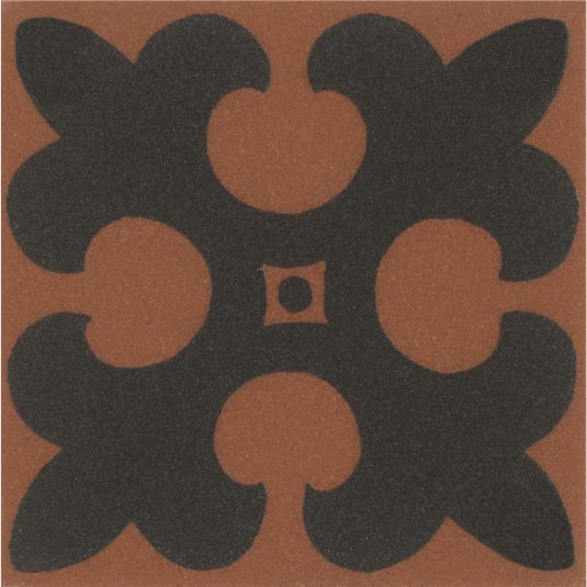 Original Style Gordon Motif Black on Red