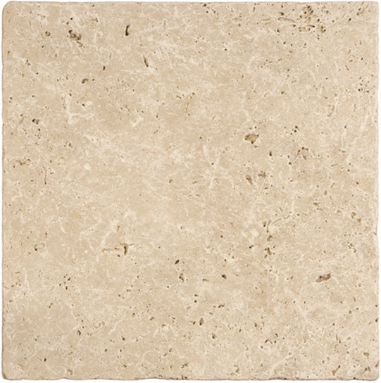 Original Style Levantine Ivory Unfilled & Tumbled Travertine (203 x 203mm, 406 x 406mm)