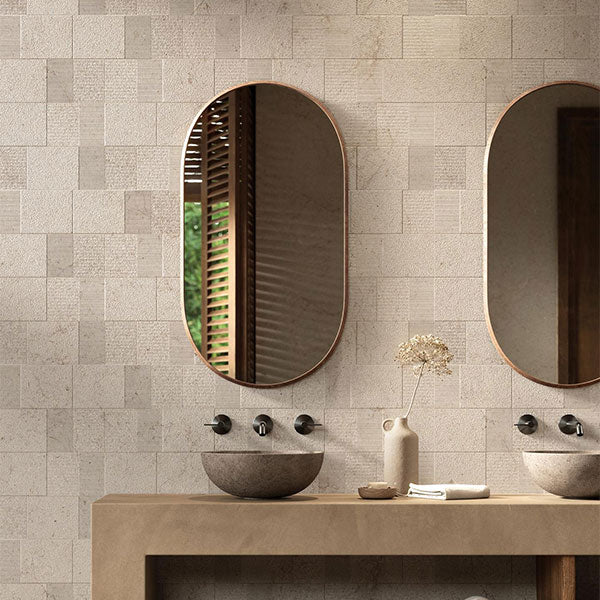 Porcelanosa Block Dorcia Bone Tiles