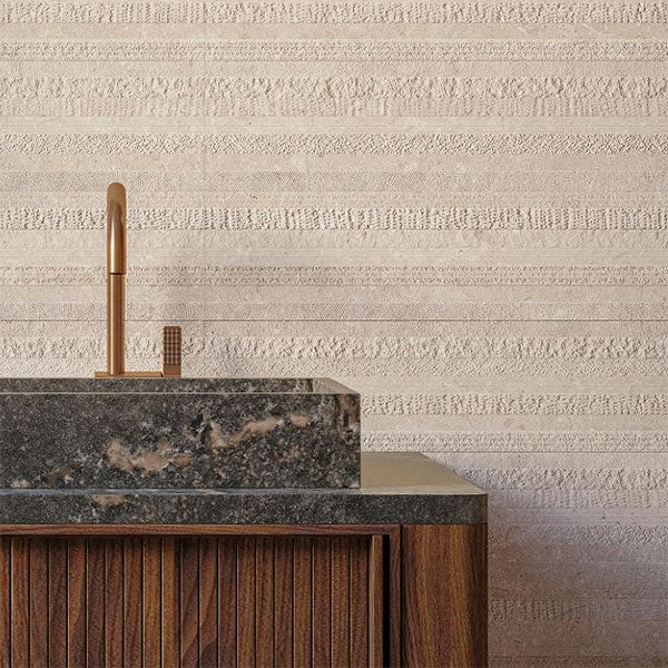 Porcelanosa Deco Coral tiles (Caliza)