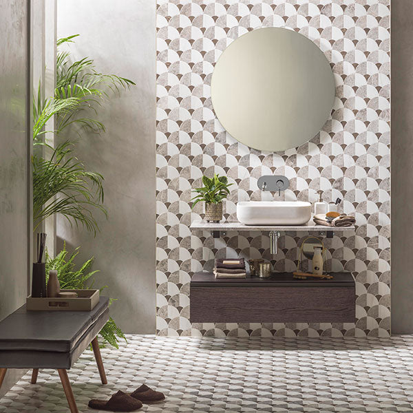Porcelanosa Figure Shell Dark Mosaics