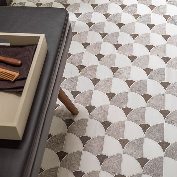Porcelanosa Figure Shell Dark Mosaics