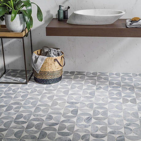 Porcelanosa Figure Spiral Light mosaic tiles