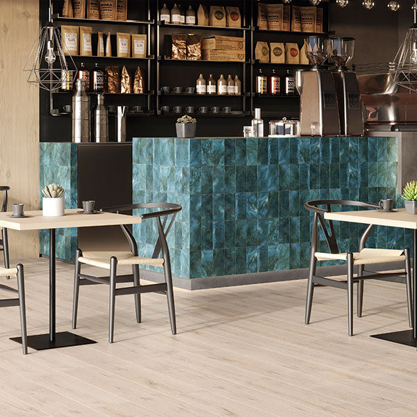 Porcelanosa Fiji Blue mosaic tiles