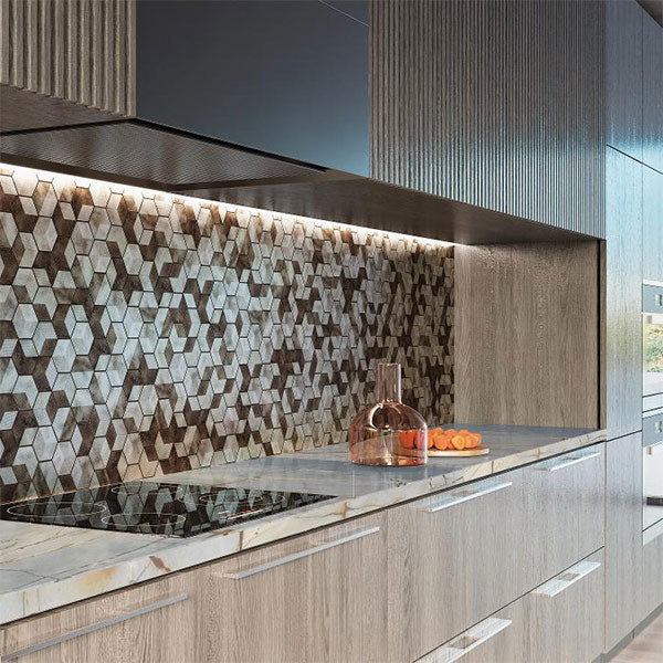 Porcelanosa Future Amber Mosaic Tiles