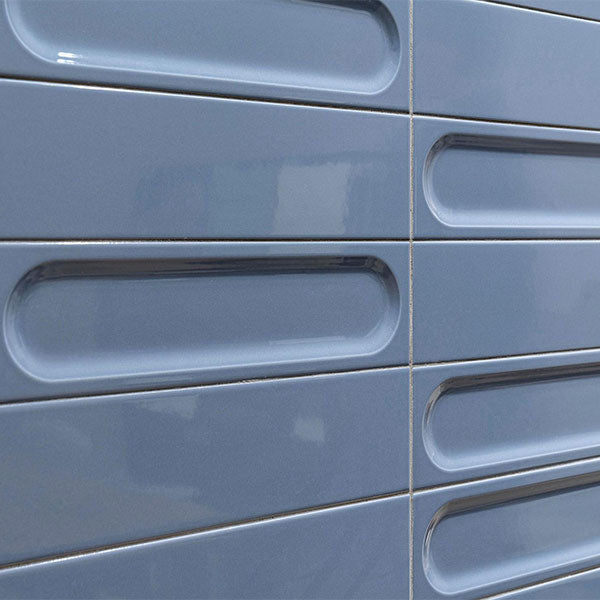 Porcelanosa Kent Navy Gloss Tiles (with decors)