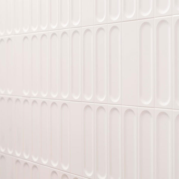 Porcelanosa Kent Snow Gloss Tiles (with matching decor)