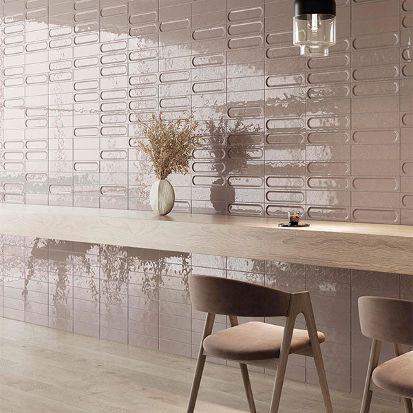 Porcelanosa Kent Warm Gloss Tiles (with matching decors)
