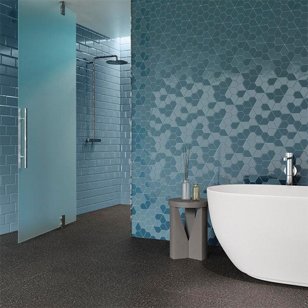 Porcelanosa Lotus Ocean Mosaic 30 x 33cm (please note, this is a different colour in the Lotus range)