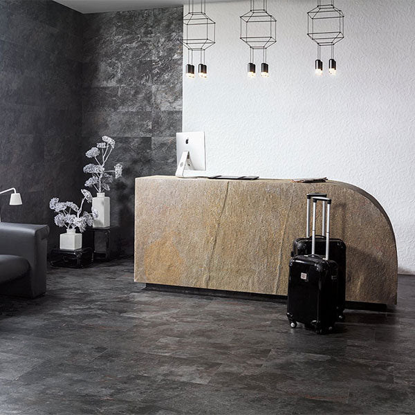 Porcelanosa Image Dark wall & floor tiles